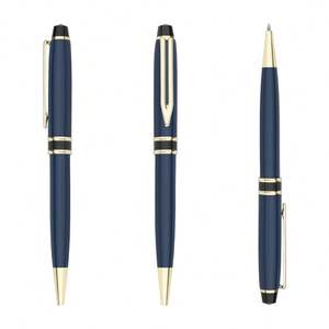 Stylo bille en métal rotatif personnalisable avec logo, en gros, pour la publicité d'entreprise et l'usage au bureau - Product Image 3