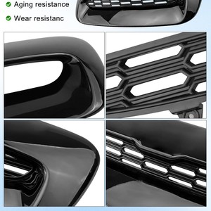 Mini Grille d'Admission d'Air du Capot Noir Piano Texture Fibre de Carbone 51132756095 R55 R56 R57 R58 - Product Image 5