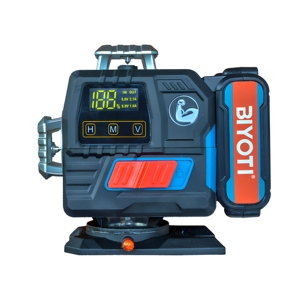 <span class=keywords><strong>Nivel</strong></span> Láser Rotatorio Profesional Biyoti 4D, <span class=keywords><strong>Nivel</strong></span> Láser Autonivelante de 360° <span class=keywords><strong>con</strong></span> 16 Líneas Cruzadas y Certificación CE - Product Image 4