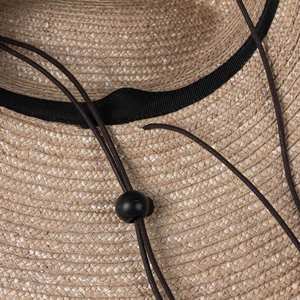 New Arrival Fashion Trendy Casual Straw Fedora <b>Hat</b> Outdoor Sunshade Jazz <b>Hat</b> with <b>Floppy</b> Strap Spring Summer Wide Brim <b>Sun</b> <b>Hat</b> - Product Image 4