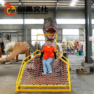 <span class=keywords><strong>Parco</strong></span> <span class=keywords><strong>divertimenti</strong></span> Animatronic dinosauro modello di arrampicata <span class=keywords><strong>con</strong></span> rete di sicurezza per bambini fabbrica vende - Product Image 6