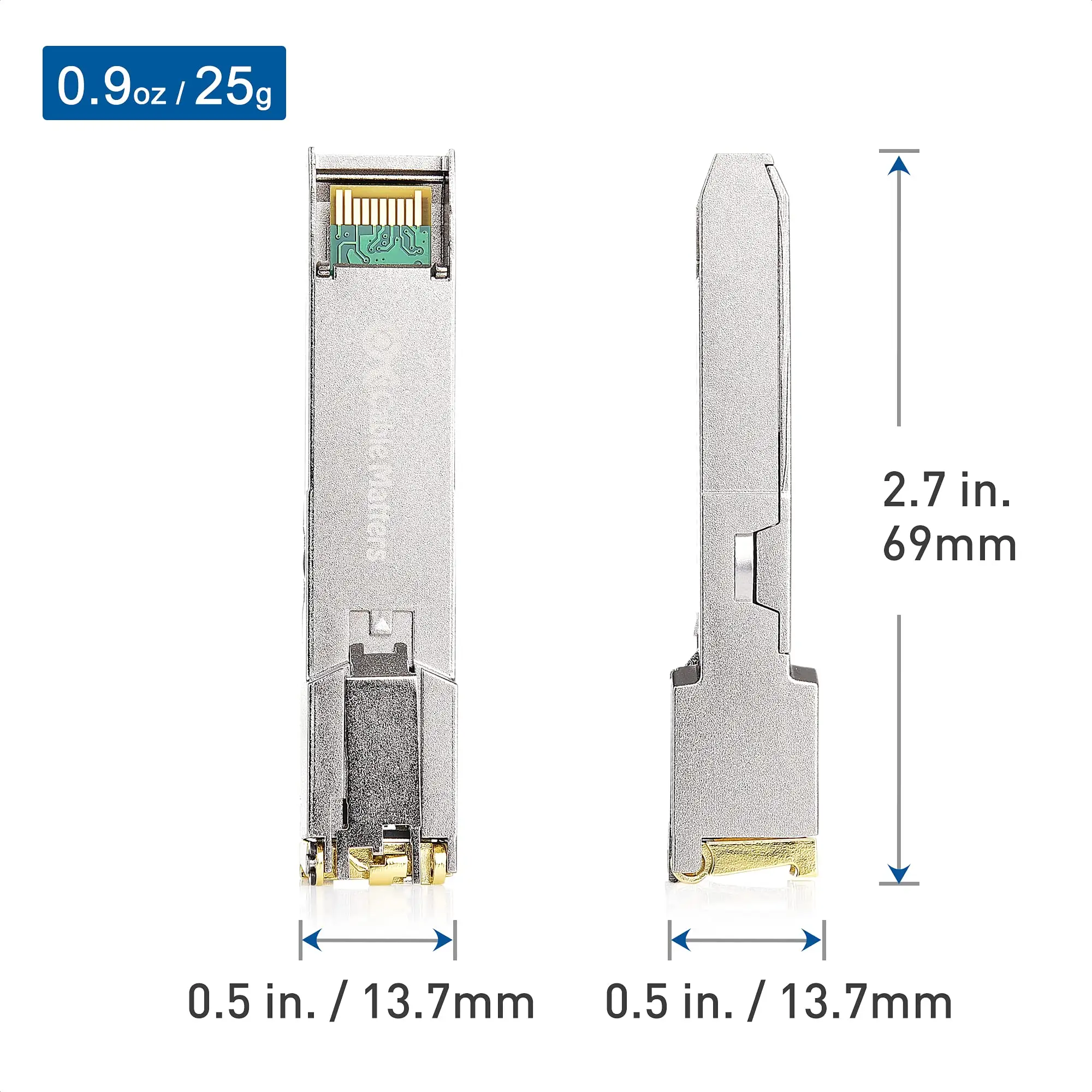 SFP RJ-45 bakır Gigabit Ethernet alıcı-verici modülü GLC-TE