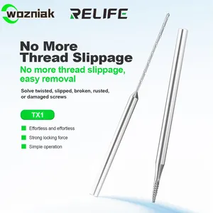 Relife TX1 hợp kim trượt chủ đề khoan bit cho loại bỏ Tước chủ đề vít cho Iphone dưới đảo ngược ra bị hư hỏng vít Công cụ - Product Image 2