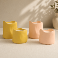 AIKUN - Fabrication d'étiquettes personnalisées - Vente directe d'usine - Bougie parfumée en cire de soja naturelle faite à la main - Céramique - Pour les cadeaux de mariage