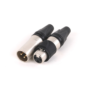 Yüksek kaliteli ses kablosu adaptörü bağlayıcı 3 Pin altın kaplama fiş araba ev sineması için radyo XLR-<span class=keywords><strong>M</strong></span> mikrofon konektörü - Product Image 2