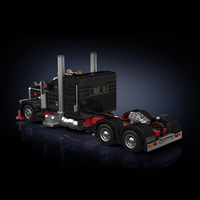 Moule King 10037 Knight Camion américain Bloc créatif Modèle de voiture Enfants Ensemble de blocs de construction éducatifs Jouet en plastique Cadeau pour garçon