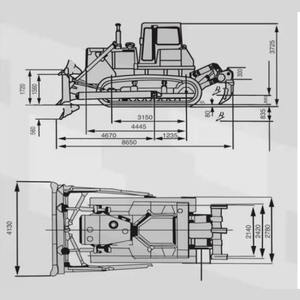 Mini Bulldozer SD32 con Sistema de Orugas de Alta Resistencia, Bajo Consumo de Combustible, Motor Diésel de Alta Eficiencia, 10m, en Oferta - Product Image 4