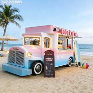 Camion de cuisine électrique portable tout-en-un, cuisine mobile avec aménagement personnalisé pour les professionnels de la vente de nourriture de rue en extérieur - Product Image 1
