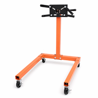 Support moteur pliable 1250 lb en acier avec tête rotative, outil de réparation portable pour garage, OEM ODM