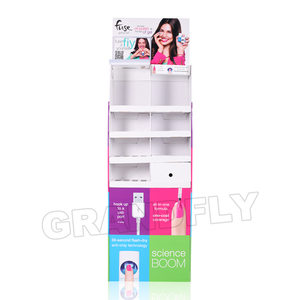 Soporte de exhibición de papel personalizado Pop, estante de Color de cartón para el cuidado del cabello, producto de cartón para aceite - Product Image 5