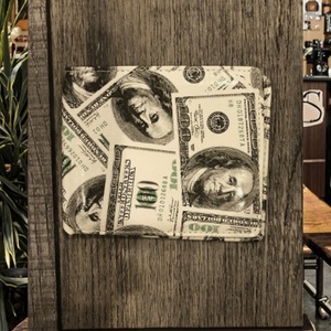 Porte-cartes court vintage avec poche avant, blocage RFID, multi-cartes, en cuir de vachette souple pleine fleur noir, fermeture ouverte, nylon, unisexe - Product Image 5