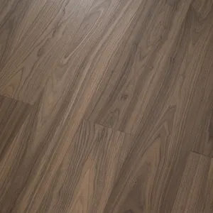 Plancher de bois dur en bois de 14mm 15mm aux meilleurs prix Plancher d'ingénierie multicouche en noyer noir