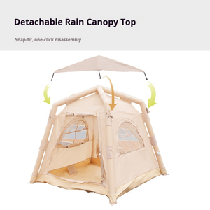 Tente <span class=keywords><strong>dôme</strong></span> gonflable sans installation requise, en tissu Oxford, imperméable, portable pour le <span class=keywords><strong>camping</strong></span> en voiture - Product Image 6