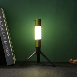 Linterna LED telescópica para acampar al aire libre con soporte para trípode, linterna retráctil recargable multifuncional, lámpara de mesa, herramientas - Product Image 5