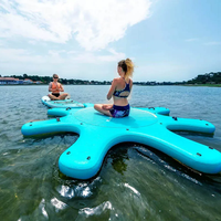 Jooloog Sports nautiques Fitness aquatique Tapis de yoga Station de surf gonflable portable Station de yoga SUP Dock pour le sport