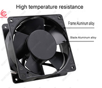 Ventilateur de ventilation industriel AC Gdstime GAA1238B 120x120x38mm 12cm à double roulement à billes AC 110V 120V 220V 240V pour boîtier d'ordinateur en plastique