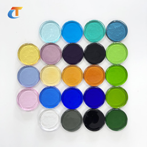 Disque rond en verre de cristal au plomb LONGTAI pour moulage Pâte de Verre, verre décoratif, 100 mm de diamètre, 15 mm d'épaisseur - Product Image 4