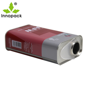 Boîte de conserve carrée vide en métal pour nettoyeur de frein d'huile moteur peinture de fluide de moteur d'huile de voiture - Product Image 4