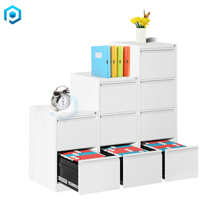 Archivero Oficio de 4 Cajones, Muebles de Oficina para el Hogar, Archivadores Verticales, Archivadores de Acero A4 con 4 Cajones - Product Image 1