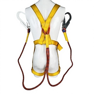 Harnais de sécurité complet pour travaux d'escalade sur lignes électriques, <span class=keywords><strong>ceinture</strong></span> de sécurité industrielle à longueur réglable, <span class=keywords><strong>protection</strong></span> contre les chutes, directement de l'usine - Product Image 3