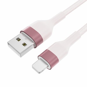 สาย USB ถักไนลอนสำหรับ <span class=keywords><strong>iPhone</strong></span>, สำหรับชาร์จ <span class=keywords><strong>iPhone</strong></span> ชาร์จเร็วสายข้อมูล USB สำหรับ <span class=keywords><strong>iPhone</strong></span> 14 13 12 - Product Image 5