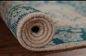 Grand tapis indien Oushak tissé en jacquard rectangulaire 9x12 authentique tapis en coton noué à la main pour la prière ou le pique-nique personnalisable - Product Image 3