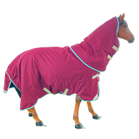 Couvertures d'hiver chaudes de haute qualité pour chevaux, imperméables et respirantes, avec col amovible