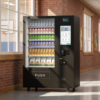 Distributeur automatique de printemps à fort potentiel de profit avec options de paiement multiples et design moderne