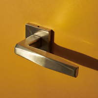 Poignée de porte Yali profilée et épurée en alliage de zinc, orientation droite, garantie 1 an, pour boutique de détail