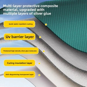 Tenda da Campeggio Grande, Superiore, Traspirante e Leggera, Monostrato Impermeabile <span class=keywords><strong>per</strong></span> Famiglie, Ideale <span class=keywords><strong>per</strong></span> Spiaggia, Escursioni, Picnic e <span class=keywords><strong>Viaggi</strong></span> in Campeggio - Product Image 4