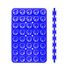 Support de téléphone réutilisable à ventouse double face en silicone, 40 ventouses, tapis adhésif pour miroir, verre, carrelage, fabriqué en Chine - Product Image 2