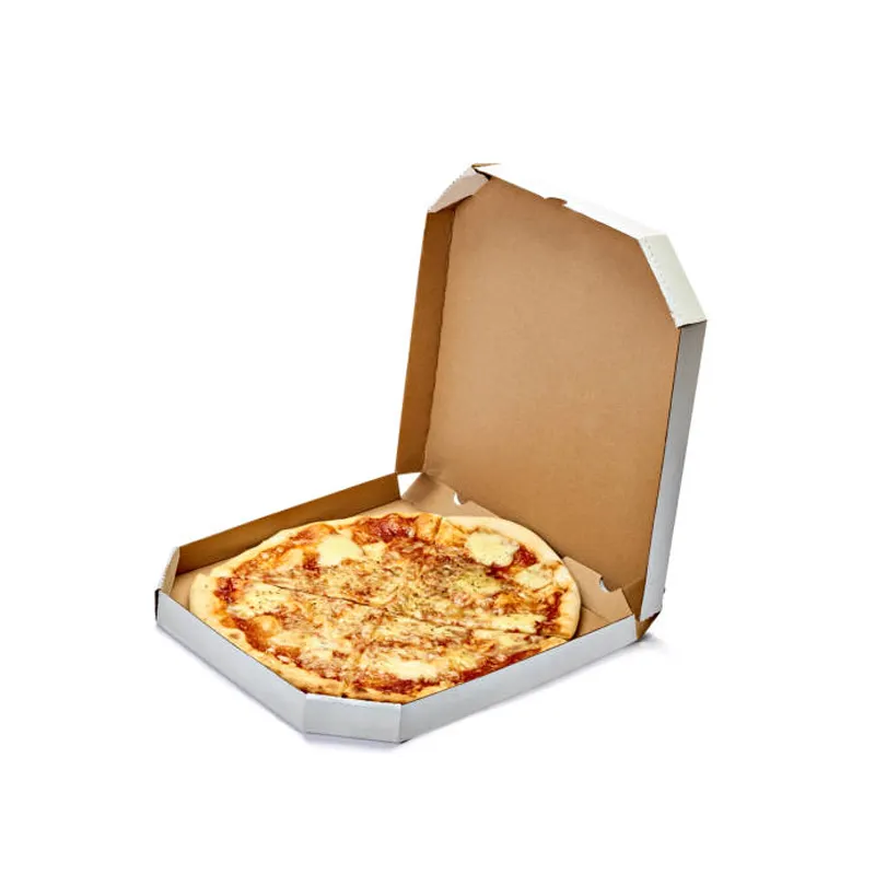 Customize Your Own Logo 12 Inch Personalised All Size Bulk Blank Corrugated With Window Cone For Slices Insulated Pizza Box