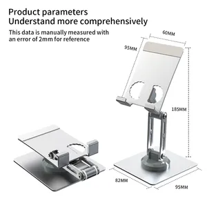 Suporte de mesa para celular, acessório em liga de alumínio para celular, suporte para tablet, acessório para smartphone, produtos em alta