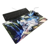 Tapis de souris de jeu personnalisé avec motif anime, design par transfert thermique, antidérapant, pour la maison, le bureau, cadeau pour les joueurs