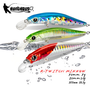 <span class=keywords><strong>Leurre</strong></span> de pêche Hunthouse Saltwater 7cm 7g, <span class=keywords><strong>leurre</strong></span> dur artificiel coulant pour truite, type <span class=keywords><strong>Black</strong></span> Minnow - Product Image 1