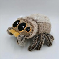 Peluche Spider Lucas de dessin animé super douce personnalisée en usine pour enfants remplie de coton PP et doublée de maille