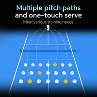 C1 Nouvelle conception et ventes exceptionnelles Machine de pickleball automatique électronique d'intérieur ou d'extérieur pour l'entraînement avec application et télécommande