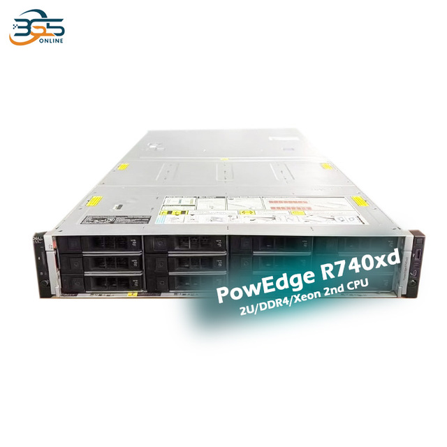 Brand New/Used/Refurbish D Ell EMC PowerEdge R740 R740xd Network Rack Server 2U with Intel Xeon 6230R Processor/32G RAM/600G HDD