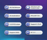 Navigateur GPS de voiture intelligent Android à grand écran de 9 pouces avec Wi-Fi, Android Auto et CarPlay pour les voitures Opel Mokka 2012-2016 (modèle G20)