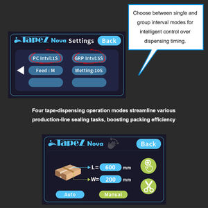 For TZ-A2 Smart Intelligent <b>Automatic</b> <b>Water</b> Activated Tape <b>Dispenser</b> 2.4kg for Efficient Production Line Sealing - Product Image 5