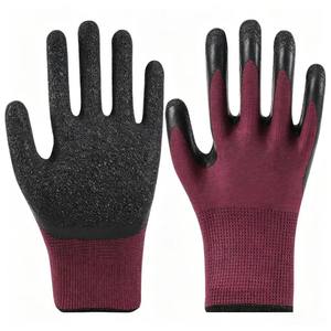 Gants de jardinage en latex vert, résistants aux perforations, texturés, antidérapants, protection contre les épines pour le jardin domestique - Product Image 5