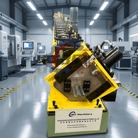 Ligne de production de machines de formage à froid pour rayonnages de stockage en acier rapide, personnalisés, automatiques et robustes pour entrepôts