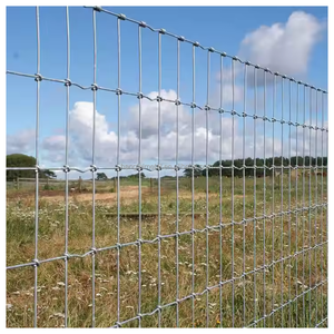 Chất lượng cao đáng tin cậy gia súc lĩnh vực hàng rào nhúng nóng dây thép mạ kẽm Lưới bảo trì thấp với khung PVC cho nhà máy - Product Image 6