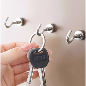 Crochets magnétiques robustes, attaches magnétiques sans trace, aimants pour réfrigérateur sans perçage. - Product Image 1
