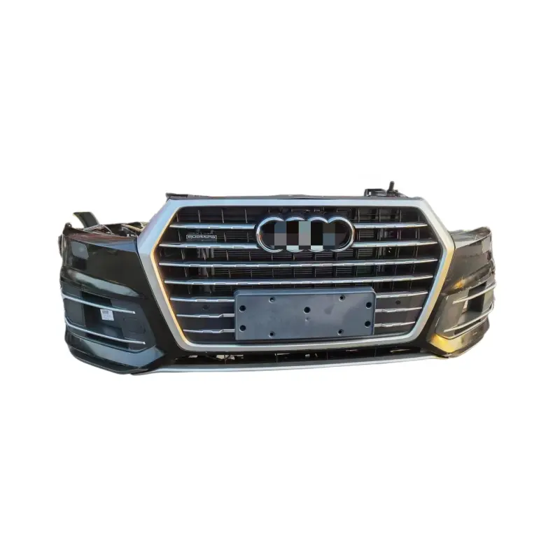 Original heiß verkaufte Q7 Auto Stoßstangen für Audi Q7 Front stoßstangen grill Stoßstange Lampen haube Kühlergrill Karosserie Kits 2016 2017 2018 2019 2020