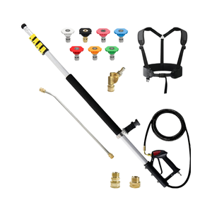 Perche télescopique en fibre de carbone conçue pour des tâches de nettoyage à très longue portée - Product Image 5