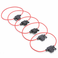 Porte-fusible miniature étanche pour voiture avec câble de raccordement, pour fusibles de calibre 16