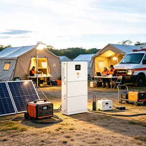 Invertisseur solaire hors réseau 15,36 kWh, système de stockage d'énergie tout-en-un, batterie lithium 51,2 V 100 Ah - Product Image 5