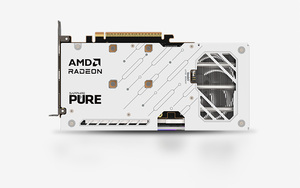 Nueva Tarjeta Gráfica SAPPHIRE 9060XT 16G D6 OC PURE ARGB Blanca con Dos Ventiladores, GPU RX9060 para PC de Escritorio y Juegos, 2025 - Product Image 5