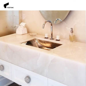 توستون حمام حديث فانيتيوتوب شفاف طبيعي صخرة لفيلا فاخرة مدخل الدرج قاعة المطبخ غرفة المعيشة - Product Image 2